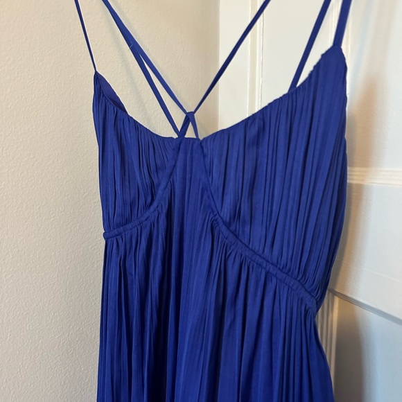 Royal Blue Openback Maxi - Picture 2 of 3